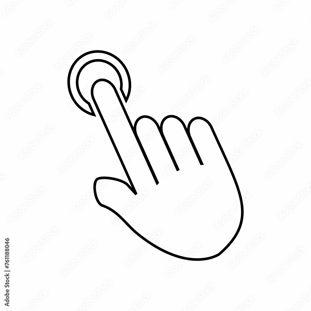 Computer Mouse Click Cursor Arrow Icon Illustration Computer Mouse Click Cursor Arrow Icon Illustration