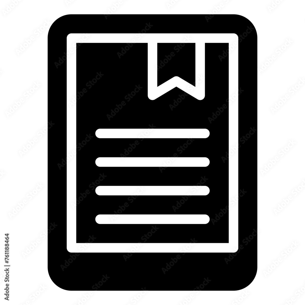 Ebook glyph icon Ebook glyph icon
