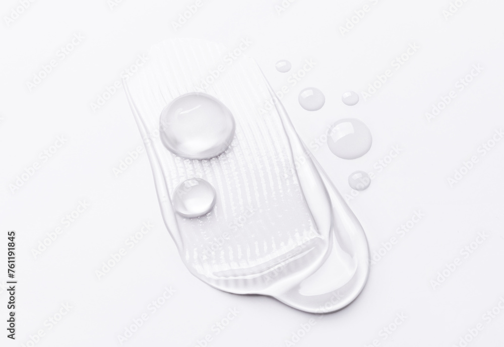 cosmetic smears cream gel texture on a light background cosmetic smears cream gel texture on a light background