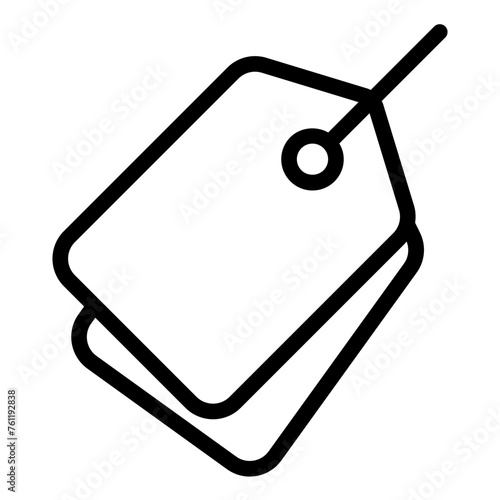 Price Tag line icon