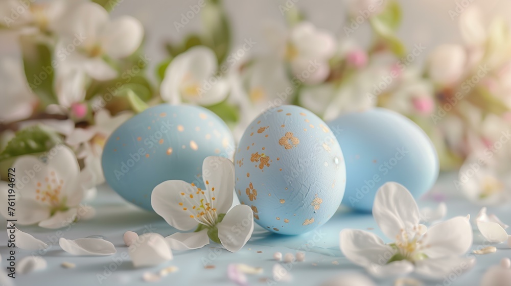 Easter, Easter eggs, lie on the table, background, back, spring decoration