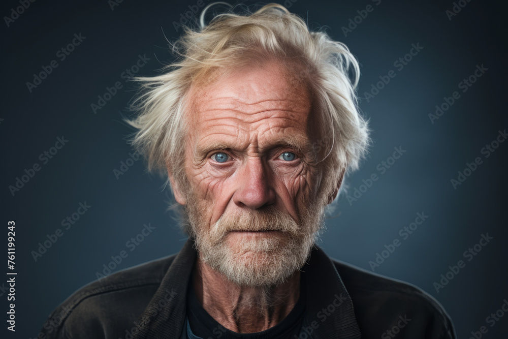 Portrait of a senior European man Portrait of a senior European man