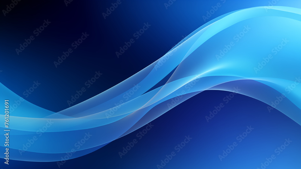 blue abstract background with wavy lines. ai generated. blue abstract background with wavy lines. ai generated.