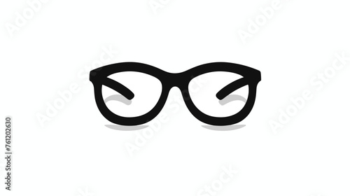 Mustache and Glasses vector icon. Flat EPS flat vector