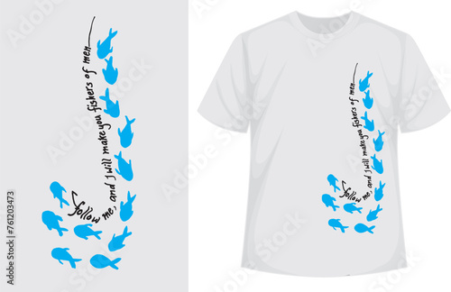 Christian bible verse t shirt design illustration vector	