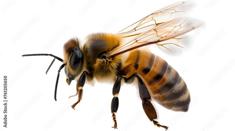 Bee on Transparent Background. PNG file Bee on Transparent Background. PNG file