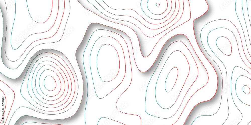 Abstract white colorful gradient Topographic line map background with shadows. Contour elevation topographic and textured Background Modern design with White background with topographic wavy patte. Abstract white colorful gradient Topographic line map background with shadows. Contour elevation topographic and textured Background Modern design with White background with topographic wavy patte.
