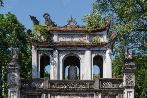 The Main Gate Van Mieu Mon at the Temple of Literature in Hanoi, Vietnam