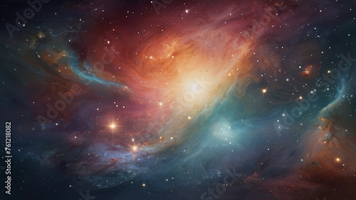 Abstract background celestial beauty incorporating cosmic elements