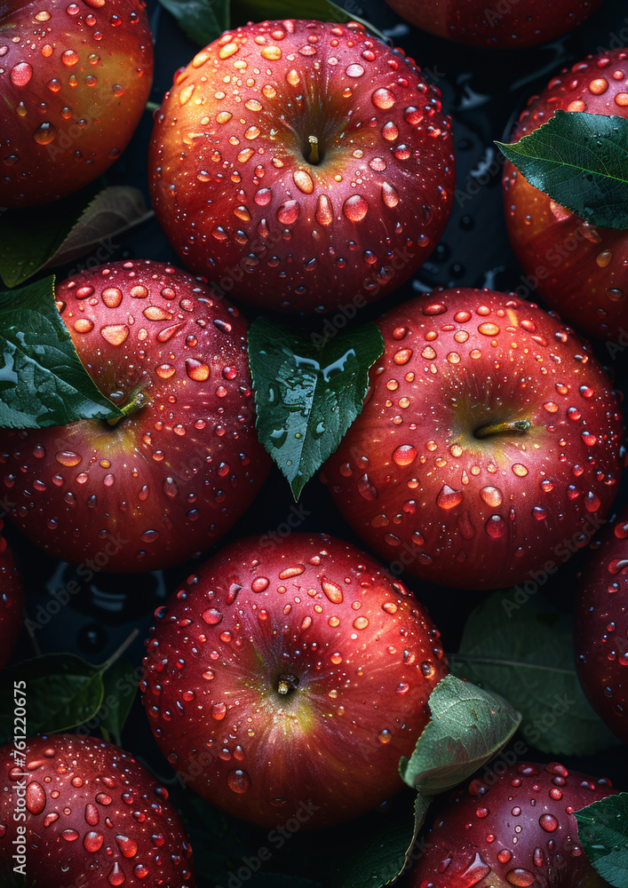 Apples are great source of fiber and vitamins Apples are great source of fiber and vitamins