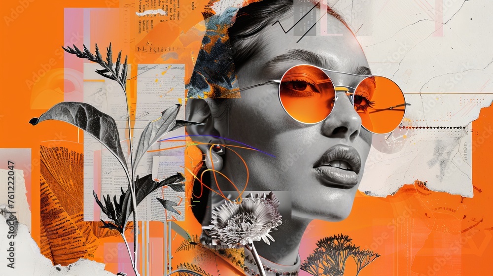 The Instagram post template of rave party template contains halftone ...