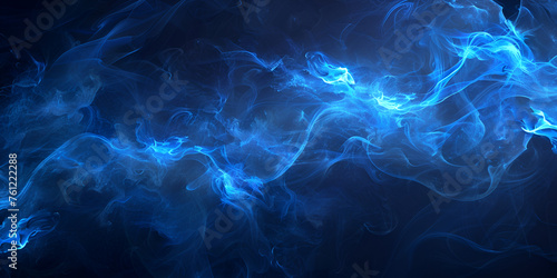 Vibrant Blue Fire Texture In dark Background blue Fire and smoke digital technology dark background
