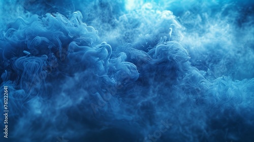 Mystical Blue Smoke Effect