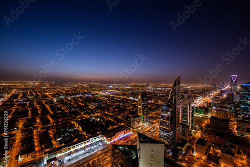 Riyadh is the capital of Saudi Arabia , city at night