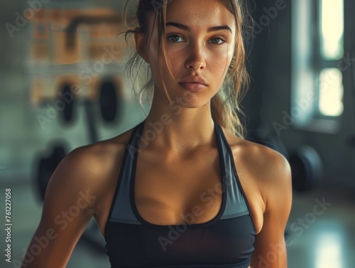 Sporty Woman Ready for Gym Session Free Download Sporty Woman Ready for Gym Session - GFXLoad