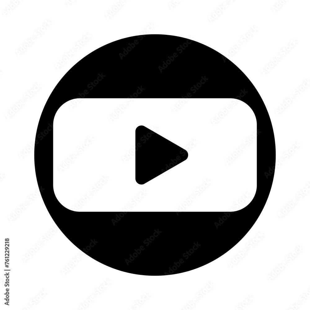 Play video icon vector. Media player illustration sign. Video symbol. Play logo. Play video icon vector. Media player illustration sign. Video symbol. Play logo.