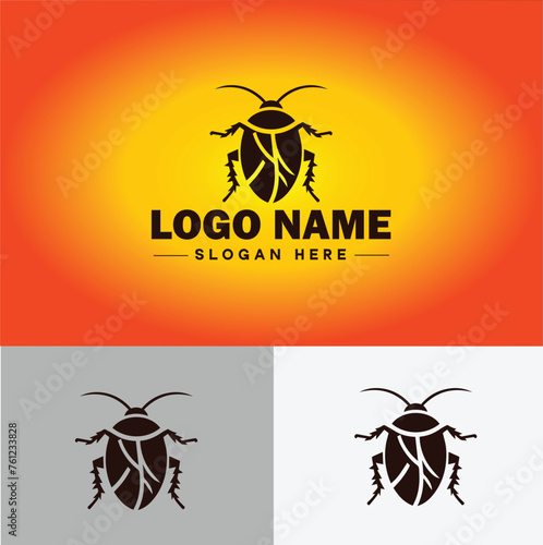 Cockroach logo vector art icon graphics for business brand icon cockroach logo template