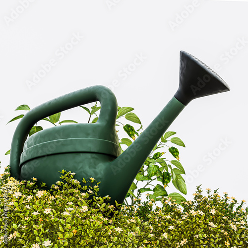 watering can isolated on white background