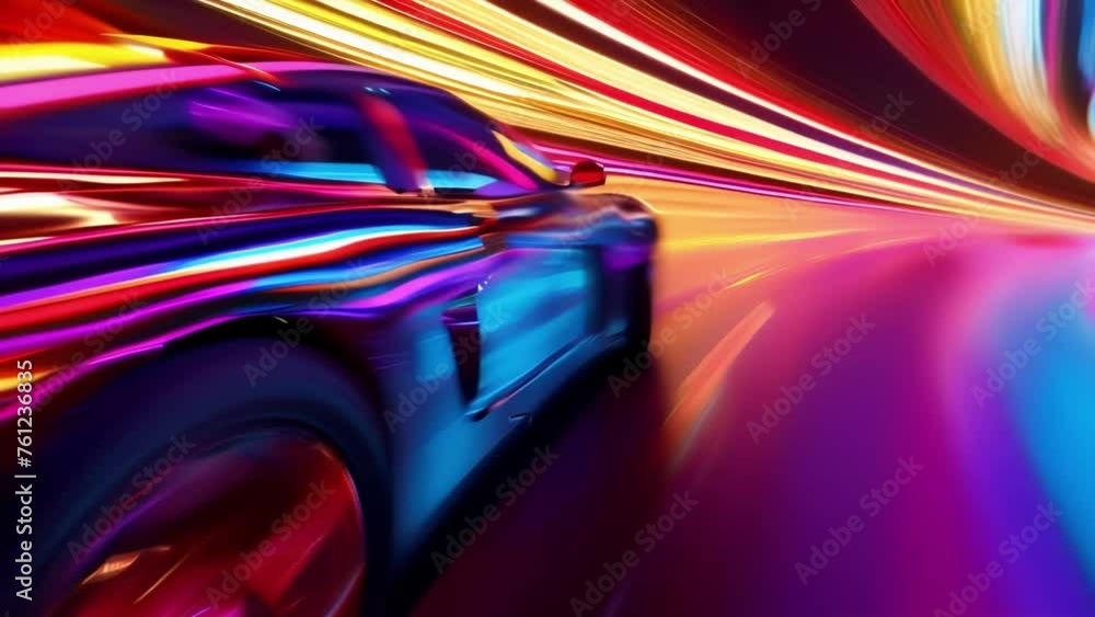 A blur of vibrant colors whizzing by showcasing the adrenalinefueled intensity of a car reaching top speeds. A blur of vibrant colors whizzing by showcasing the adrenalinefueled intensity of a car reaching top speeds.