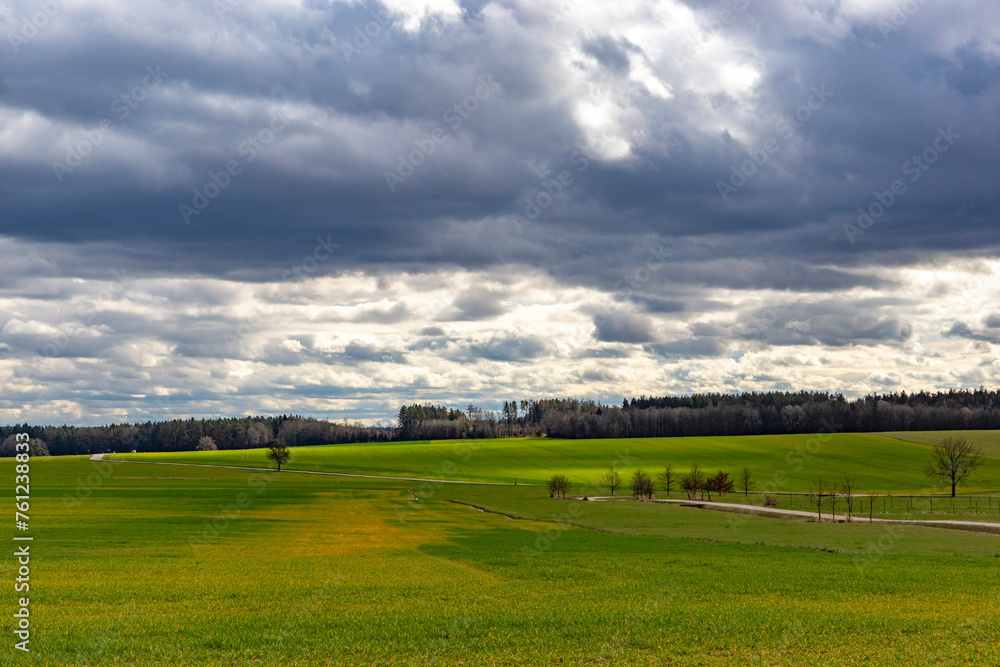 Spring landscape in Czechia