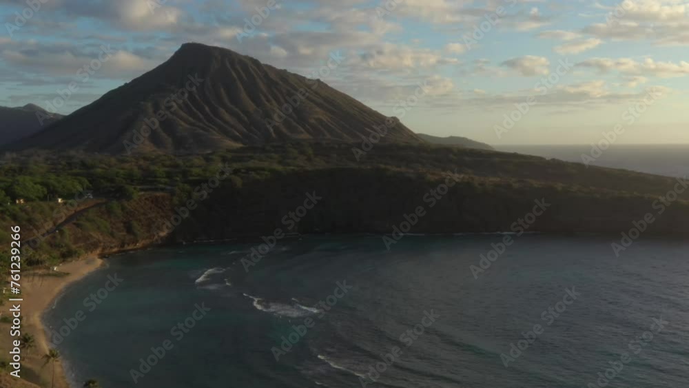 Aerial video of a man watching in Nauma Bay Aerial video of a man watching in Nauma Bay