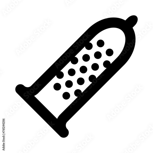 Rubber Condom Outline Icon