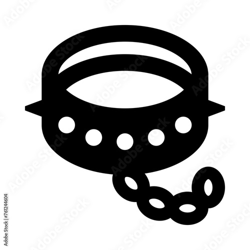 BDSM Collar Sex Toy Solid Icon
