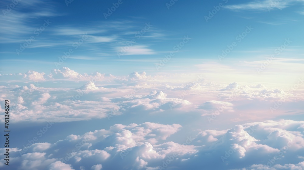 bright white clouds background during the day