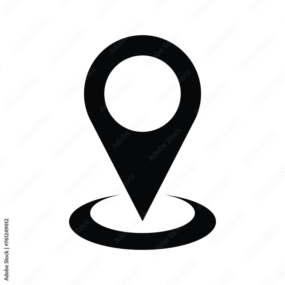 Location pin icon. Location pin icon.