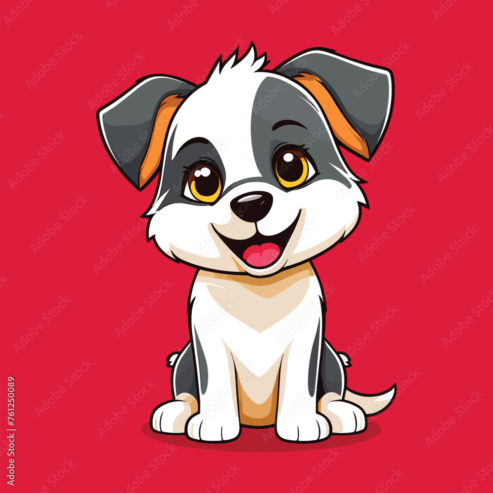 cute dog vector art for branding cute dog vector art for branding