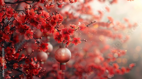 Animated cherry blossoms for the Lunar New Year and Chinese New Year