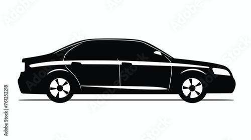 Transport icon with black color flat vector isolated © RedFish