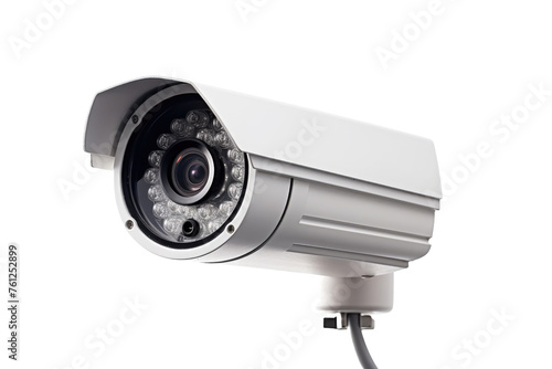 Security Camera on White Background. On a White or Clear Surface PNG Transparent Background.