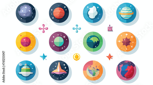 Universal Icon for your design flat vector isolated