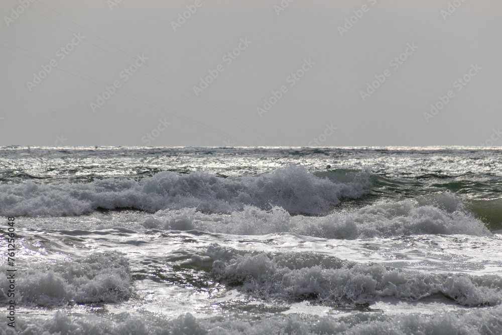 Fototapeta premium waves on the beach