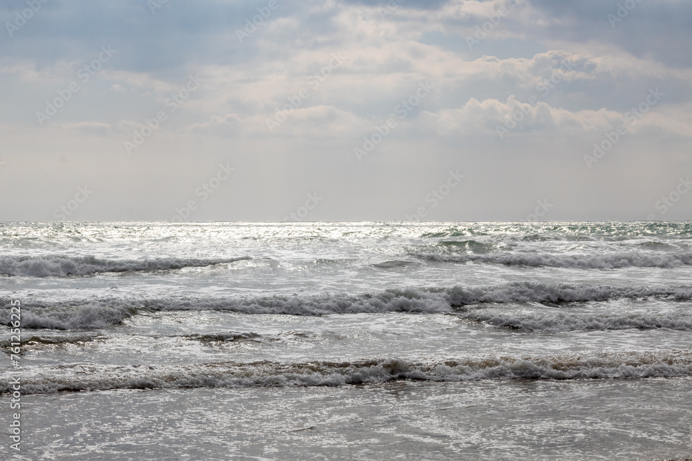 waves on the beach