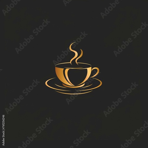 Logo in the form of a coffee cup 