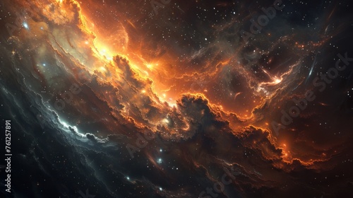 nebula space wallpaper background © Super Shanoom