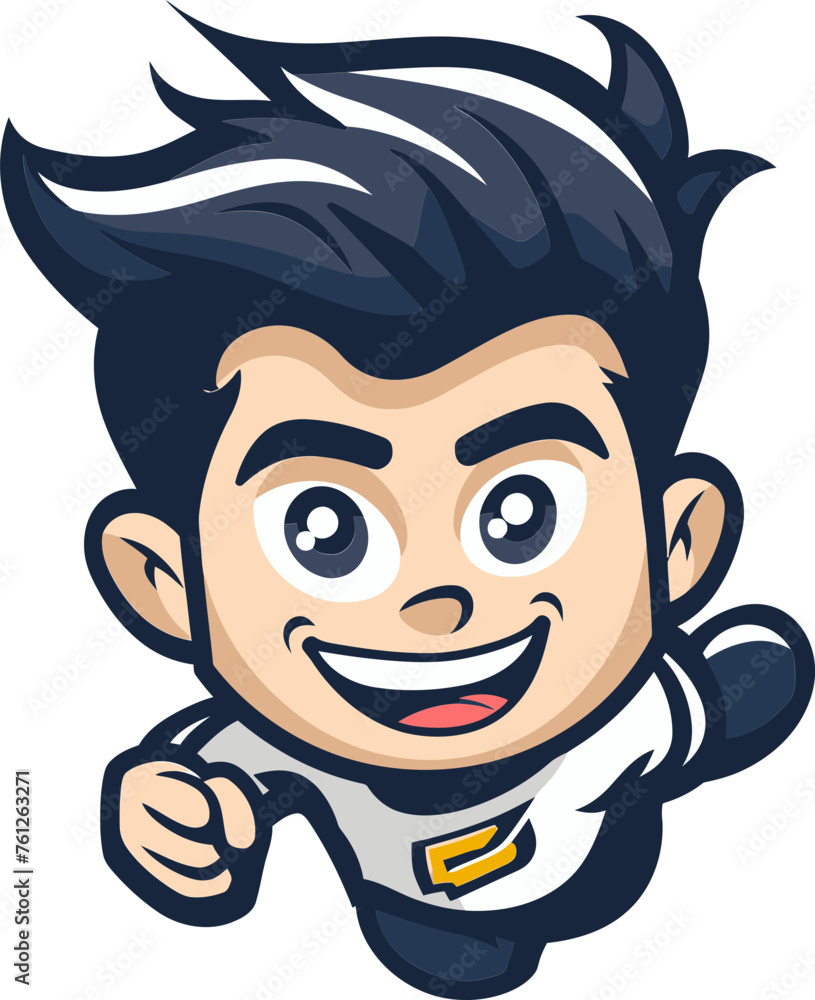Obraz premium Robust Ranger Mascot Vector Logo Protecting Your Brand's Territory