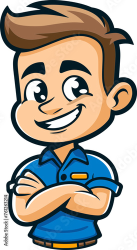 Valiant Vigilante Man Mascot Vector Logo Fighting for Your Brand