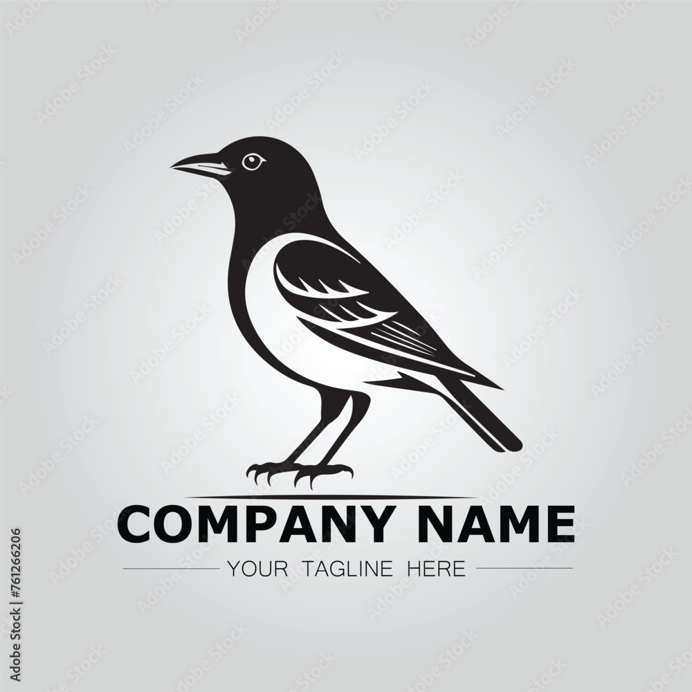 Bird logo company concept image vector Bird logo company concept image vector