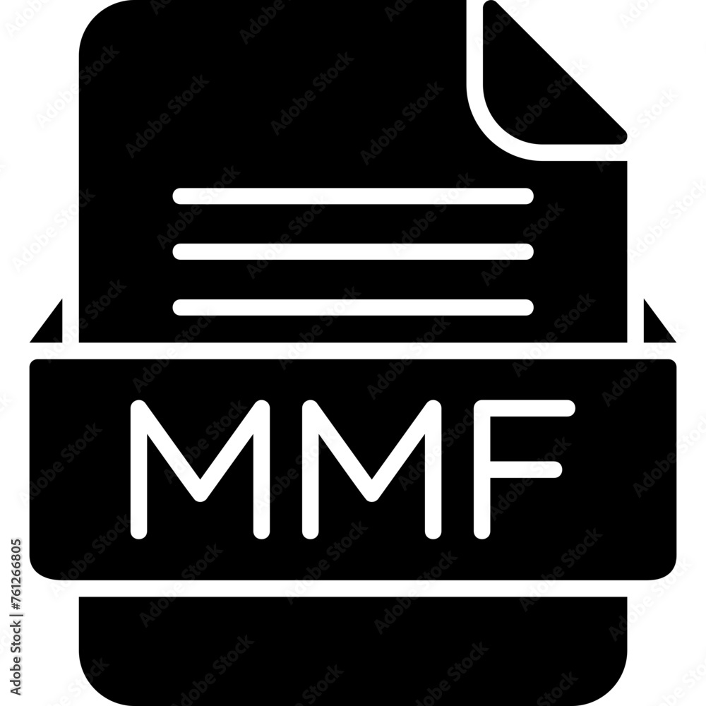 MMF File Format Vector Icon Design MMF File Format Vector Icon Design