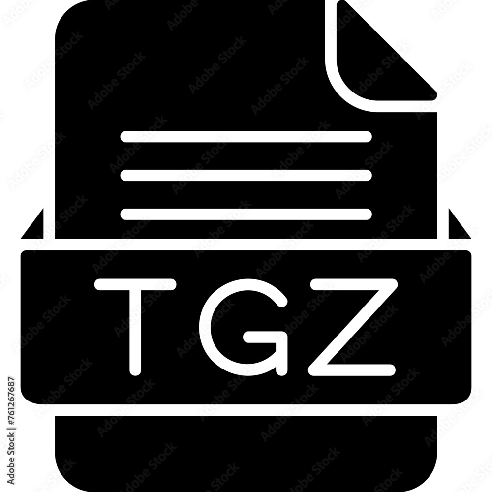 TGZ File Format Vector Icon Design TGZ File Format Vector Icon Design