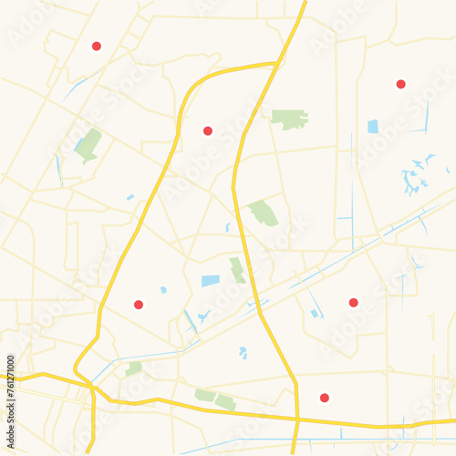 city map for any kind of digital info graphics and print publication.
