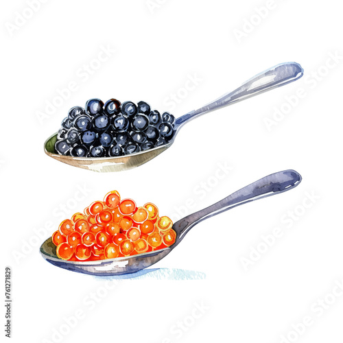 caviar watercolor good quality and good design
