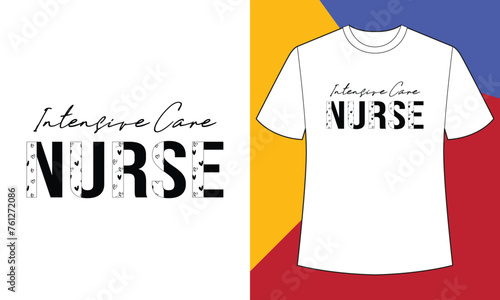 intensive care nurse t shirt design