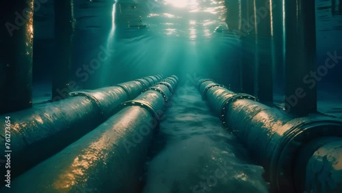 underwater pipelines photo