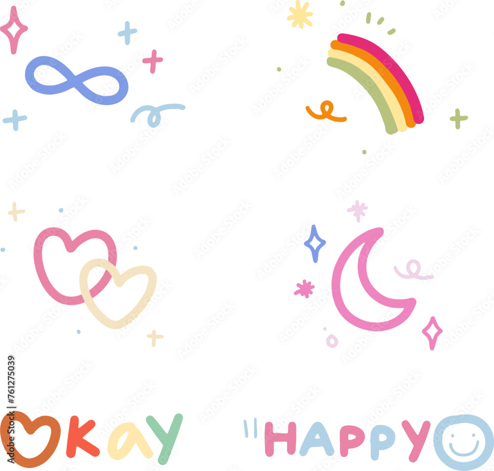 Obraz premium doodles element design for templates.