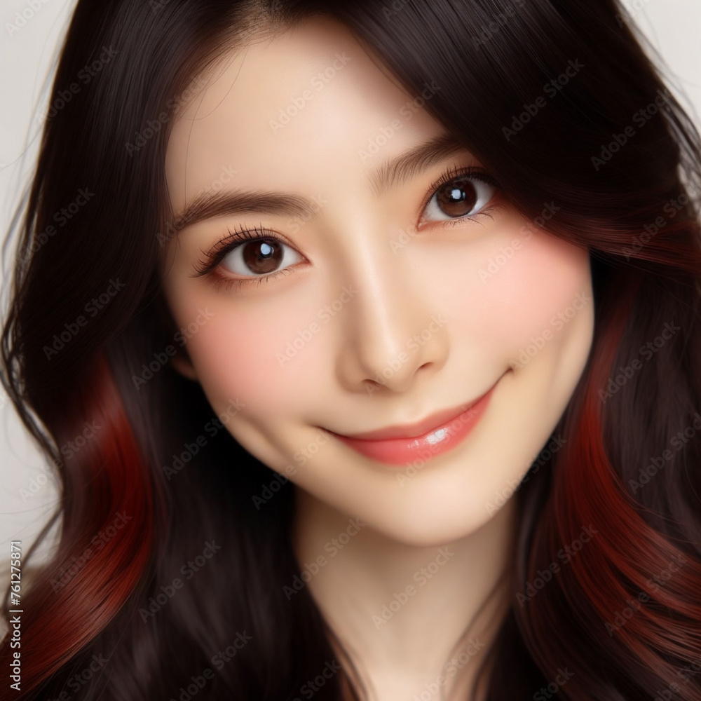 a very beautiful female model. AI generated a very beautiful female model. AI generated