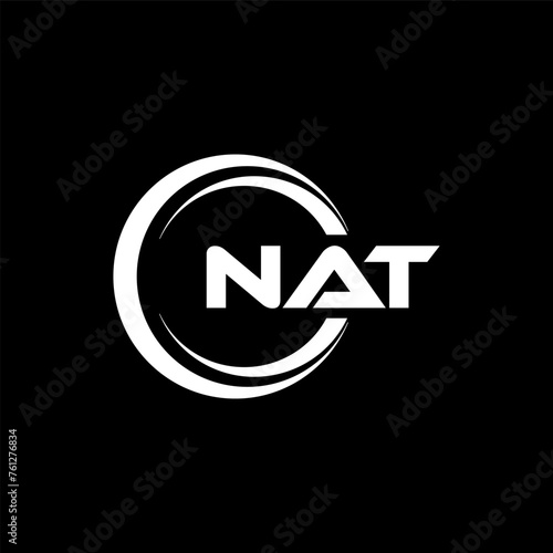 NAT Logo Design, Inspiration for a Unique Identity. Modern Elegance and Creative Design. Watermark Your Success with the Striking this Logo.